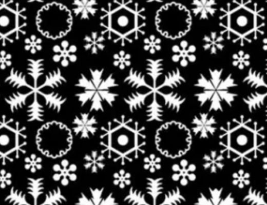 【和柄】日本花紋圖樣——雪（ゆき）